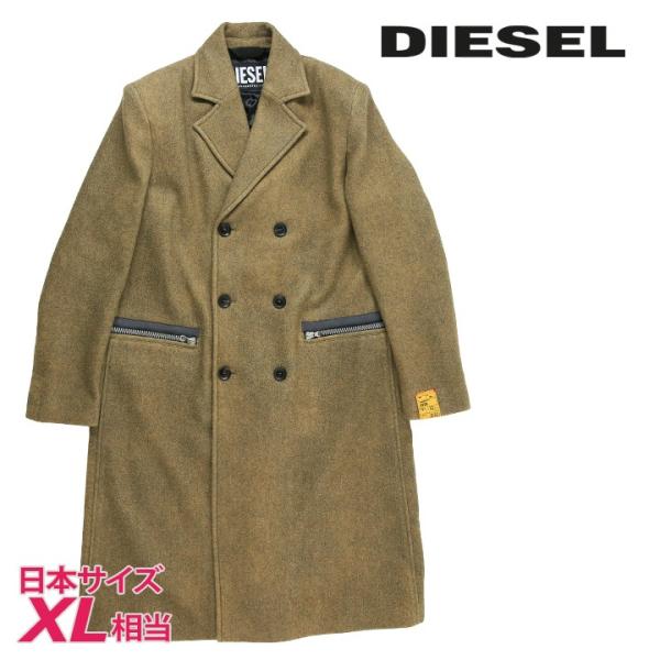 diesel チェスターコート ディーゼル DIESEL チェスターコート メンズ ワンポイントロゴラ