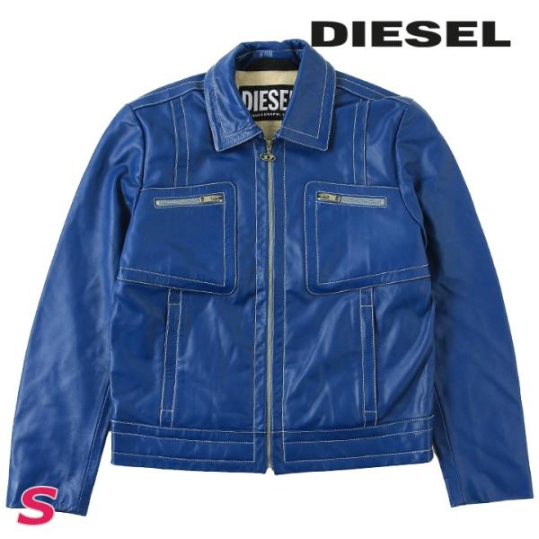 ディーゼル革ジャン 楽天市場】ディーゼル DIESEL 合成皮革 フルジップ ジャケット