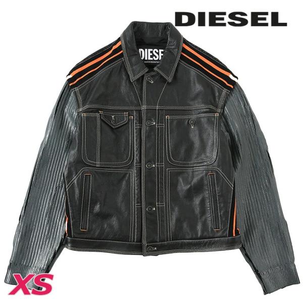 ディーゼル　Diesel レザージャケット DIESEL ディーゼル レザージャケット メンズ 牛革 本革