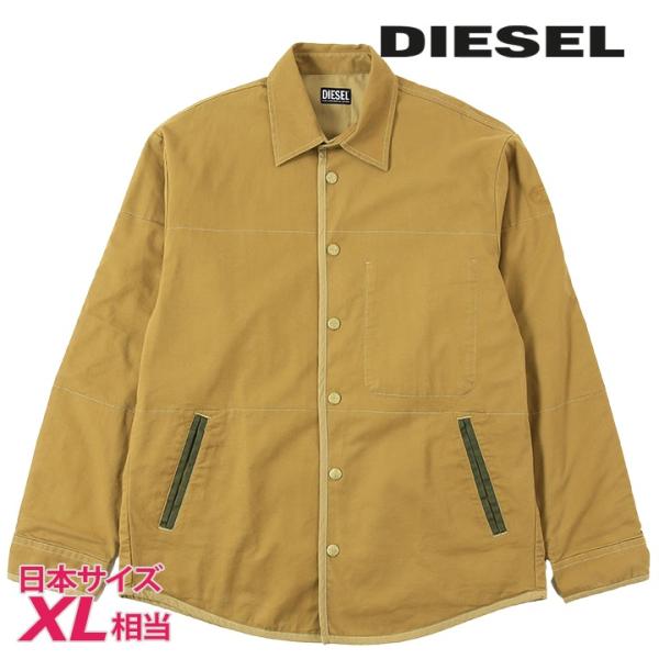 ディーゼル　ジャケット　シャツ　パンツ DIESEL ディーゼル シャツジャケット メンズ ワンポイントロゴ