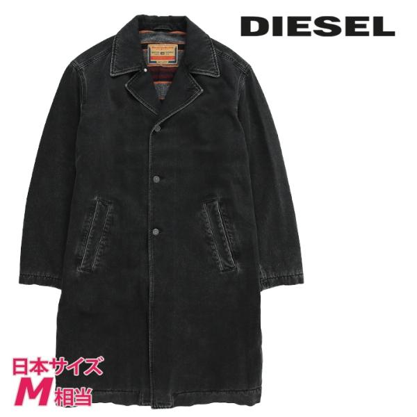 DIESEL ディーゼル デニムロングコート メンズ ヴィンテージウォッシュ