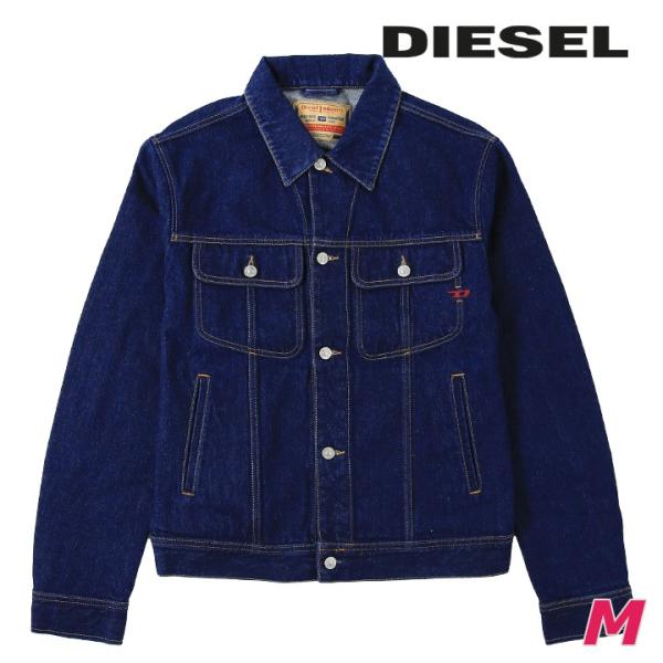 DIESEL ディーゼル デニムジャケット メンズ ワンポイントDロゴ