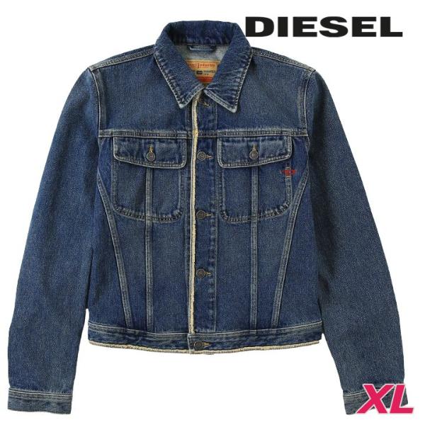 DIESEL（ディーゼル） デニムジャケット メンズ ヴィンテージダメージ
