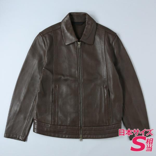 DIESEL（ディーゼル） ラムレザージャケット メンズ 羊革 本革 ジップ