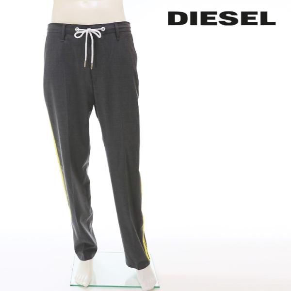 DIESEL ディーゼル イージースラックスパンツ メンズ 裾ジップ サイド  
