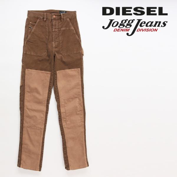 224 DIESEL ジョグジーンズ 裾ジップ ランダムペイントコーティング加工 224 DIESEL ジョグジーンズ 裾ジップ ランダムペイント
