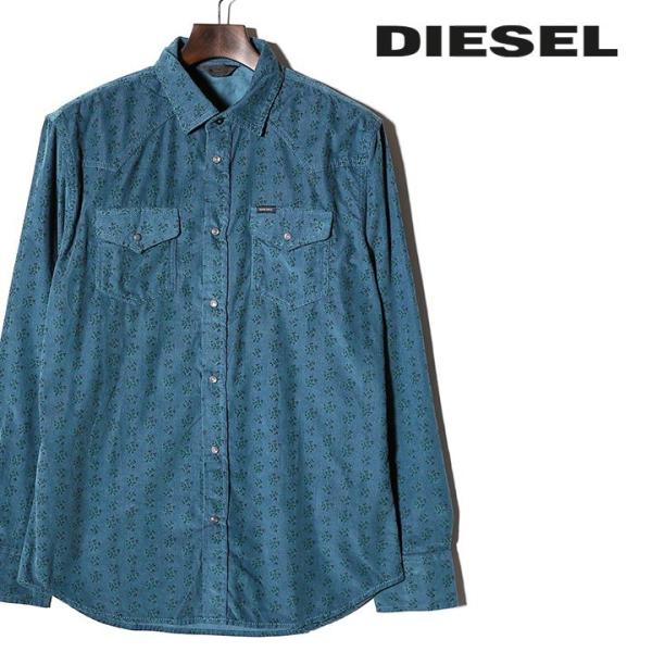 ディーゼル Diesel 長袖シャツ メンズ 総柄 小花柄 スナップボタン コーデュロイシャツ S Wati Buyee Buyee Jasa Perwakilan Pembelian Barang Online Di Jepang