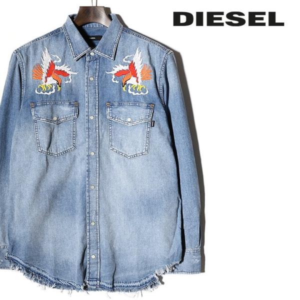 リコ　　ディーゼル　DIESEL  デニムロングシャツ　ジャケット リコ ディーゼル DIESEL デニムロングシャツ ジャケット DIESEL