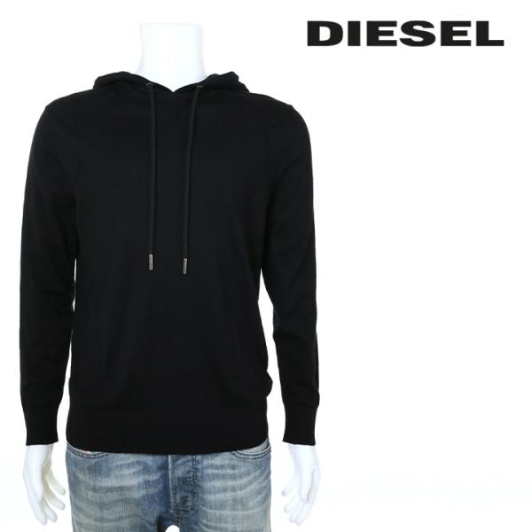 DIESEL（ディーゼル） ニットパーカー メンズ カシミヤ混 長袖 プル 