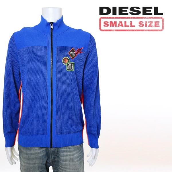 DIESEL ニットジャケット　定価82500円 DIESEL（ディーゼル） ニットジャケット メンズ ワッペン装飾 長袖
