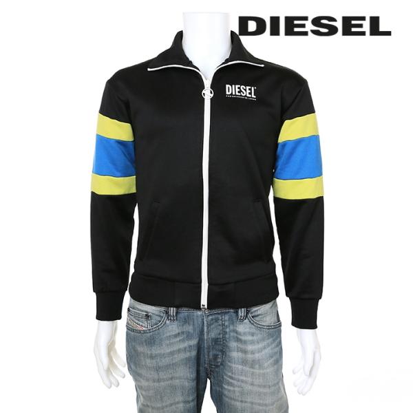 【美品】ディーゼル！ジャージ！ DIESEL ディーゼル ジャージトップ メンズ ロゴプリント ジップ