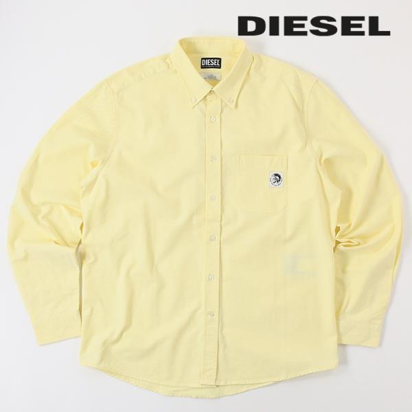 DIESEL（ディーゼル） 長袖ボタンダウンシャツ メンズ ワンポイント