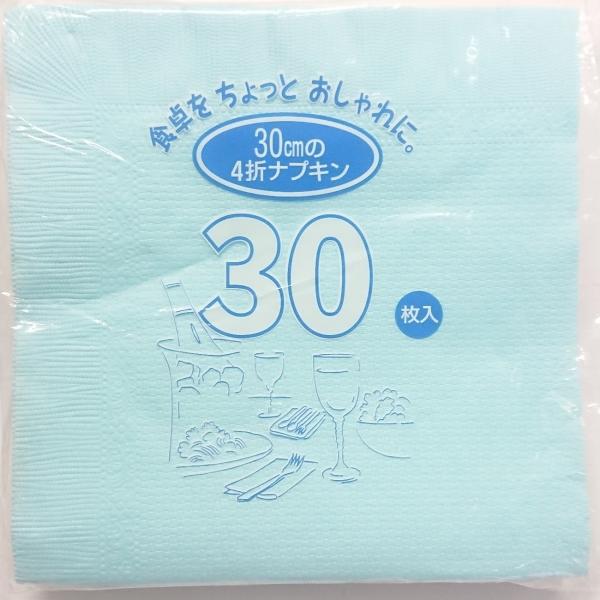 30cmの4折ナプキン原材料：バージンバルブサイズ：約30cm×30cm（4折）※蛍光染料は使用しておりません。アートナップ株式会社MADEIN　JAPANクリックポスト配送は2個まで1個口宅配便配送の場合はいくつでも1個口