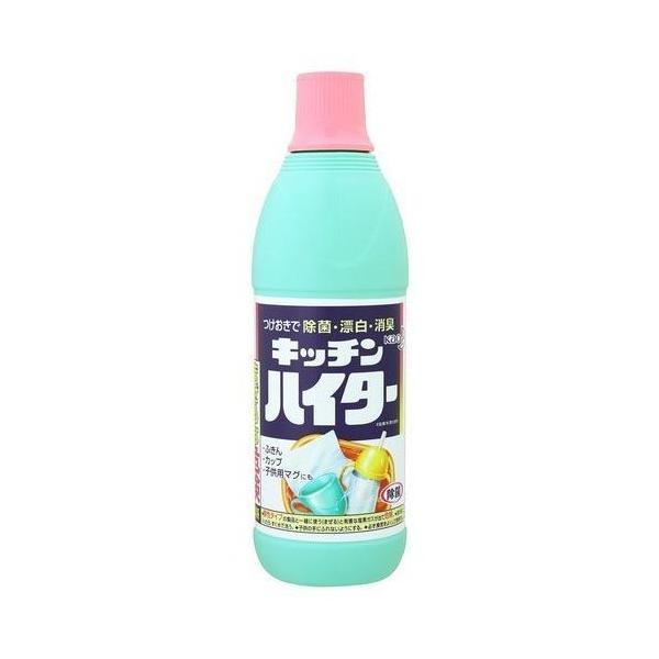 キッチン用品の除菌・漂白・消臭に品名：台所用漂白剤成分：次亜塩素酸ナトリウム(塩素系)　界面活性剤(アルキルエーテル硫酸エステルナトリウム)　アルカリ剤液性：アルカリ性正味量：600mL　　