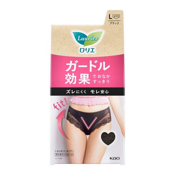 ※ロリエ独自！ズレ防止設計で超安心フィット。・股部分にナプキンのズレやヨレを防ぐパッドを使用。・どんなに動いてもフィットし、モレずに安心です。・ガードル効果でおなかすっきりメイク！・シルキーストレッチ素材で、ヒップラインもきれい。・エレガン...