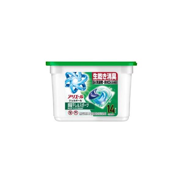 P&G アリエールジェルボールプロ 部屋干し&スポーツ 本体 14個入