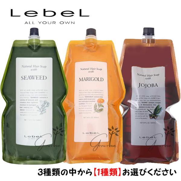 他サイト： ルベルコスメティックス ナチュラルヘアソープ ウィズ 1600ml 種類選択あり マリーゴールド_ホホバ_シーウィード プロ用美容室専門店 プレゼント用 プチギフト用の商品画像