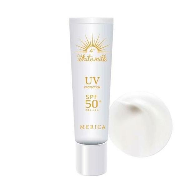 メリカ 4+ホワイトミルクUV30g SPF50+ PA++++ 最強 日焼け止め30g NEW サロン専売品 サロンプロ NEW サロン専売品 サロンプロ プロ用美容室専門店 プレゼント用