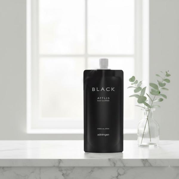 アドバンジェン  スキャルプシャンプー アトリス ブラック 薬用 スカルプシャンプー  詰替用 500ml 大容量 保湿 ヘアケア 頭皮ケア スカルプケア