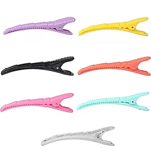 FEEL ジャグリップ 4個入り ヘアクリップ くちばしクリップ 髪留め JagLip サロン用 コテ 美容室 美容院 美容師 FEEL メール便