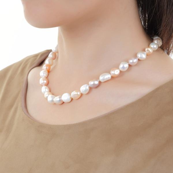 バロックパールネックレス バロックピアス 真珠 バロックパールネックレス マルチカラー 大粒 9 10mm Buyee Buyee Japanese Proxy Service Buy From Japan Bot Online