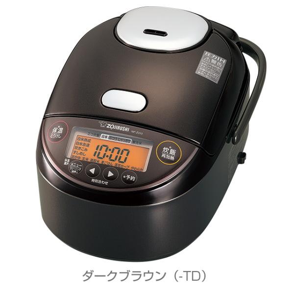 象印：圧力IH炊飯ジャー極め炊き（1升炊）(ダークブラウン)/NP-ZU18-TD 