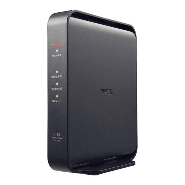 ネットワーク機器 BUFFALO WiFi 無線LAN ルーター WSR-1166DHPL/N 11ac ac1200 866+300Mbps IPv6対応