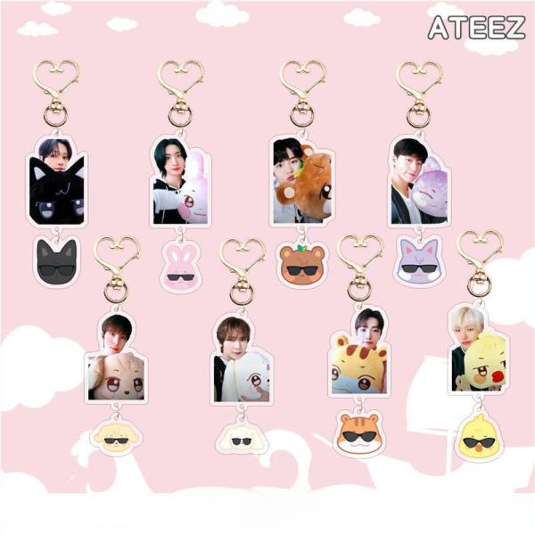 【即購入◎】ATEEZ エイティーズ アチズ アクリルキーホルダー 2番目半額 ATEEZグッズ キーリング アクリル エイティーズ