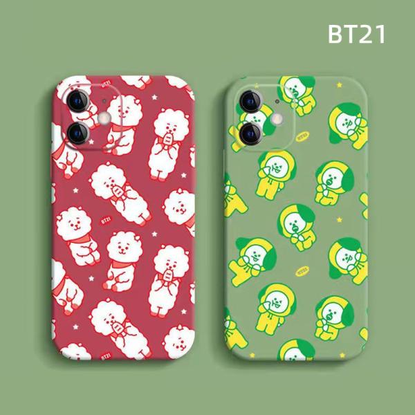 BTSグッズ iPhone15/15Pro/15Promax/15plus/14/13/12/11 ケース ビーティー21 防弾少年団 BT21 アイホンケース 携帯ケース スマホケース 人気可愛い
