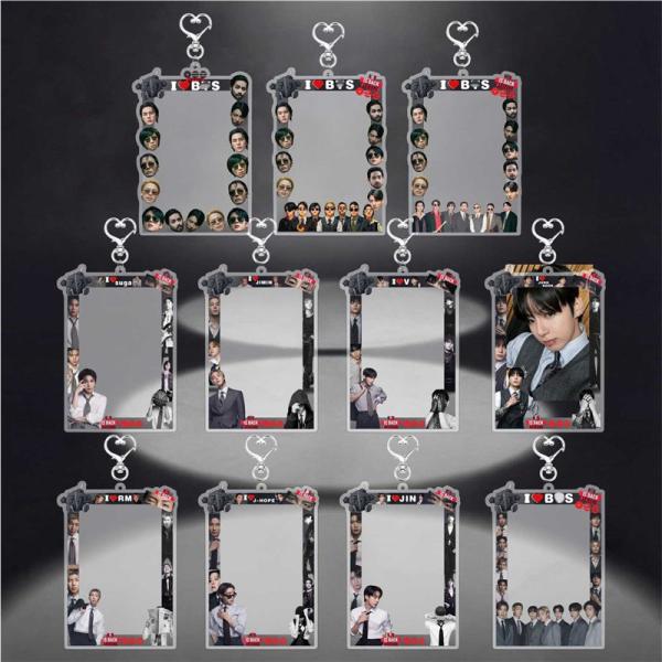 2番目半額 BTSグッズ ARIRANG 防弾少年団 バンタン カードケース キーリング アクリル キーホルダー キーチェーン アクセサリー 携帯鍵自動車飾り トレカケース