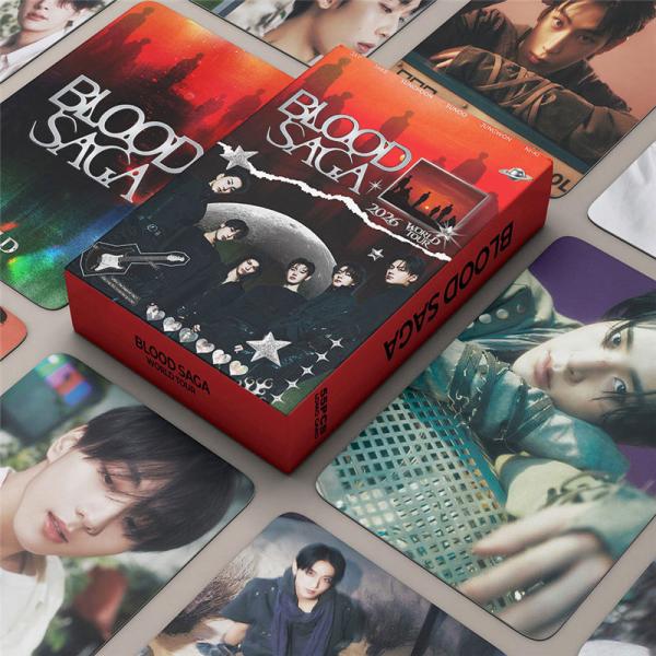 ENHYPEN BLOOD SAGA ワルツ ライブ 限定 トレカ 6枚セットB Enhypenグッズ フォト カード 55枚 セット トレカ エンハイプン 写真