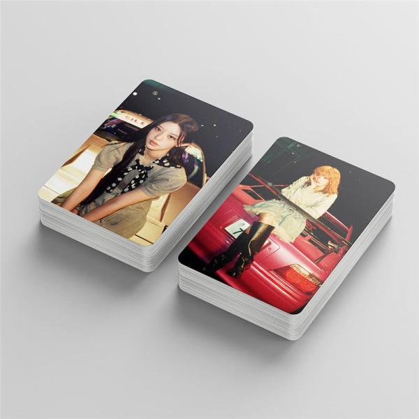 ILLIT�O�b�Y �t�H�g�J�[�h 55�� �Z�b�g �g���J �A�C���b�g �ʐ^ �S�� �t�H�g�J�[�h K-POP �؍� �A�C�h�� Sunday Morning ���� ���� LOMO�J�[�h Wonhee Iroha ���i�摜4