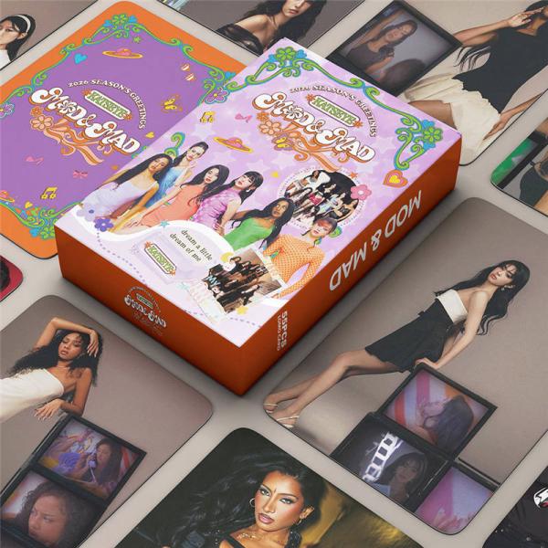 KATSEYEグッズ フォト カード 55枚 セット トレカ キャッツアイ 写真 全員 フォトカード K-POP 韓国 アイドル 2026 Mod & Mad 応援 小物 LOMOカード EYEKONS