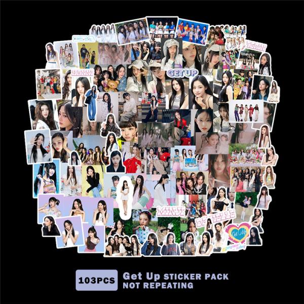 New Jeansグッズ シール シールセット 103枚 ニュージーンス Get UP ス