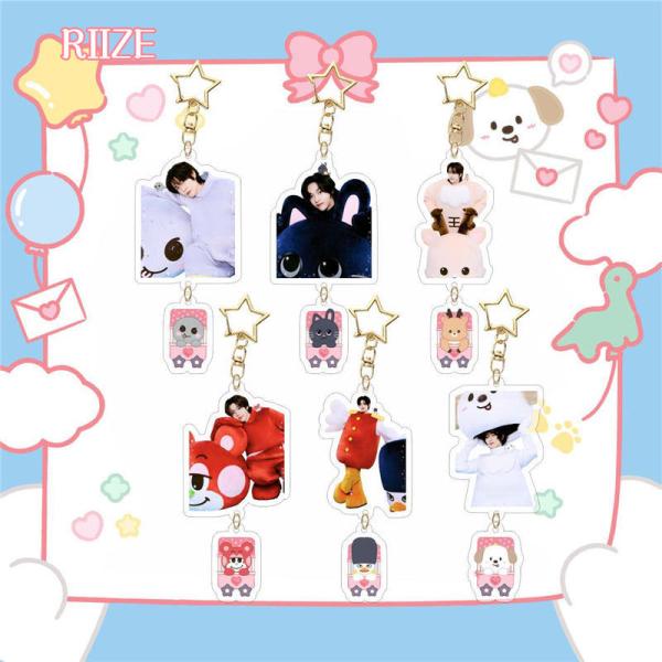 2番目半額 RIIZEグッズ キーリング アクリル ライズ キャラクター