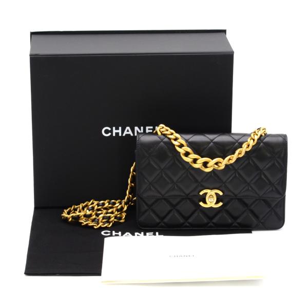 CHANEL シャネル マトラッセ25 ラムスキン ランダム番 ゴールド金具