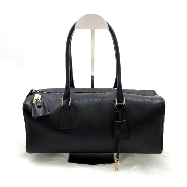 PRADA プラダ BR0487 サフィアーノスポーツレザー 黒 ミニ