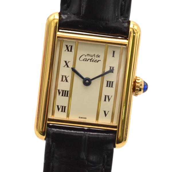 CARTIER カルティエ マストタンク Must Tank ヴェルメイユ クォーツ