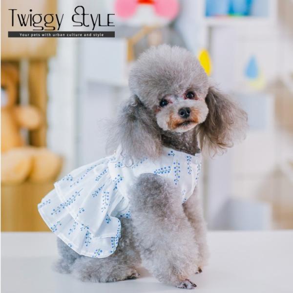 送料無料 犬服 ドッグウェア ワンピース ドレス 夏 春 シンプル プチプラ おしゃれ 可愛い かわいい ボタン式ライトワンピース  :C000104:Twiggy Style 通販 