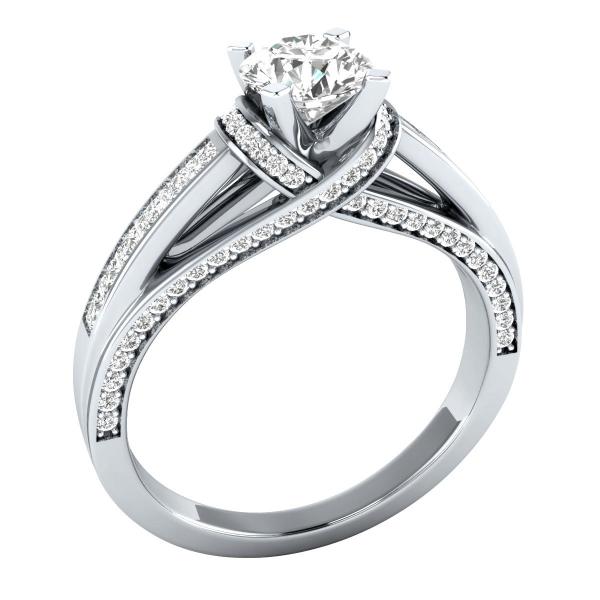 White Cttw White Zirconia White 1 33 Cubic Cubic Cttw Gold 10k Wedding Engagement Ring 005 B Twilight Shop