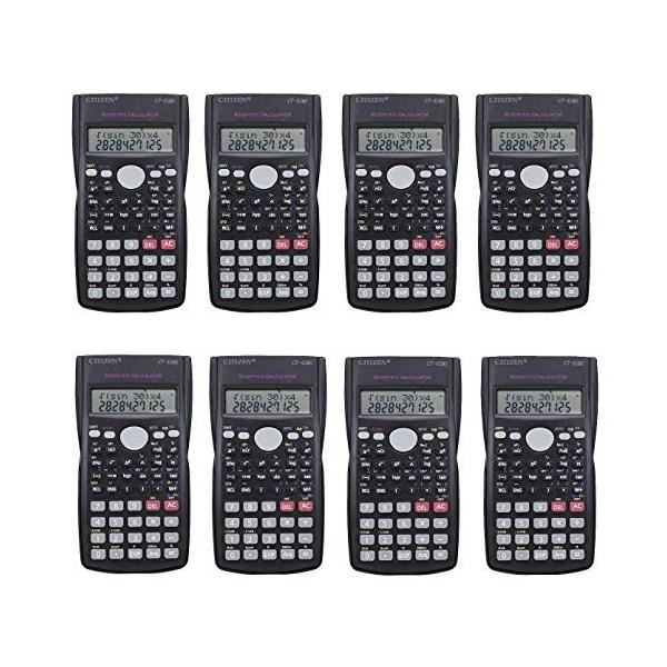 Pack 8 Pcs Scientific Calculator Calculator Double Lines 8 Display Scientific Engineering Scie B Twilight Shop
