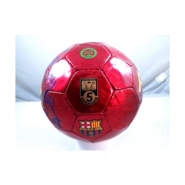 Fcバルセロナサッカー公式サイズサッカーボール Sz 5 レッド Supersport Tn