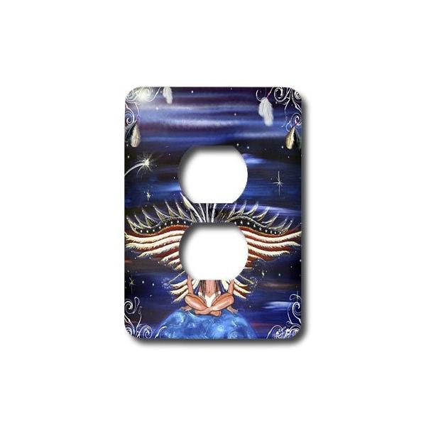 3drose Llc Lsp 4009 6 Military Prayer Fairy 2プラグコンセントカバー Sagaretxe Net