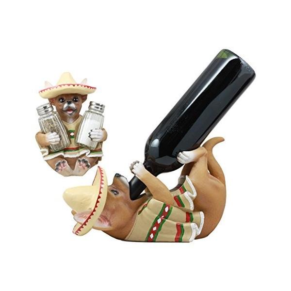 キッチンメキシコチワワ犬ワインボトルホルダー 塩コショウ入れホルダー Buyee Buyee Japanese Proxy Service Buy From Japan Bot Online