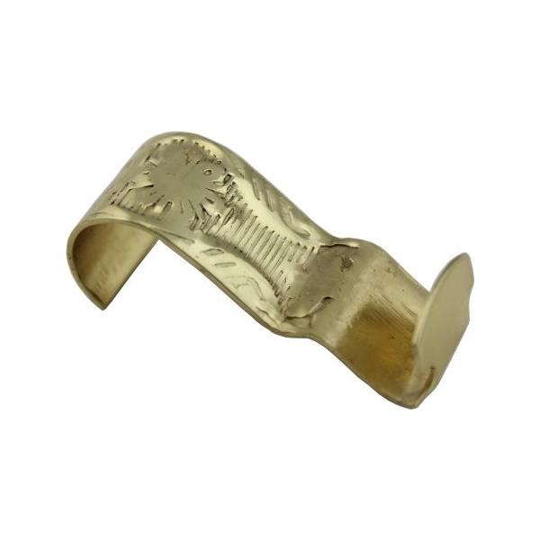 Light Duty Floral Polished Brass Picture Hook Winestyles Jp