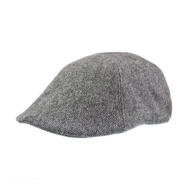 jaxon herringbone newsboy cap