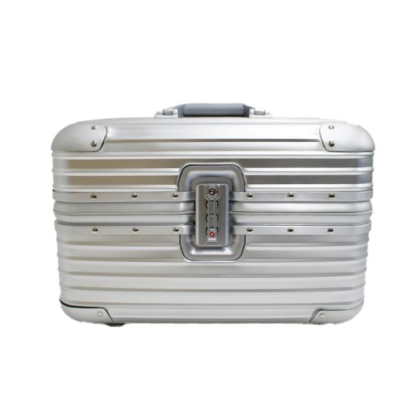 リアボックス 42L バイク アルミ (シルバー) 盗難防止 ロック付き