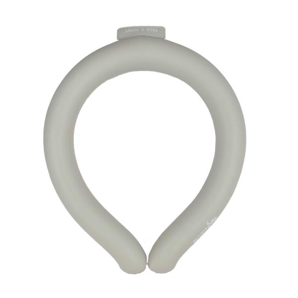 【夏準備!1900円OFF!】18℃ ネック クーラー リング スノーリング （グレー/L） 首 冷やすグッズ 冷却リング 安全 熱中症対策 SNOW RING