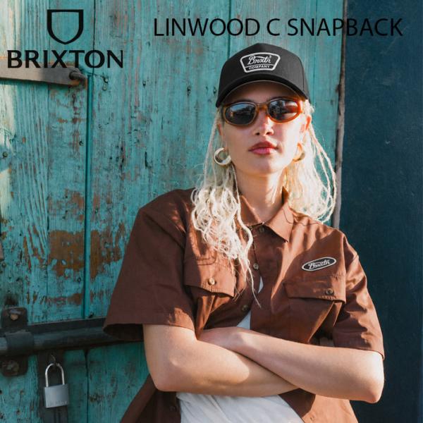 BRIXTON ブリクストン キャップ LINWOOD C SNAPBACK  スナップバック キャップ CAP スケボー アメ車 バイカー ストリート サーフィン