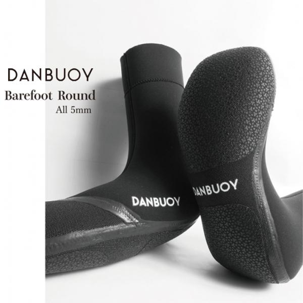 新品DANBUOY 5mm ブーツ 黒 20％ off】2023モデル DANBUOY 5mm Barefoot Round 【 SLOWLIFE